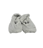 Papuci de casa Oysho 39, material textil, gri - imagine 3