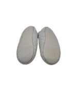 Papuci de casa Oysho 37, material textil, gri - imagine 5