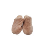 Papuci de casa dama Oysho 37, material textil, roz - imagine 3