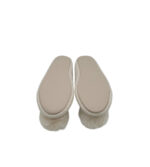 Papuci de casa dama Oysho 35, material textil, alb - imagine 2