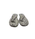 Papuci de casa dama Oysho 38, material textil, gri - imagine 4