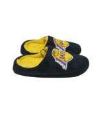 Papuci de casa barbati Primark, material textil, negru galben