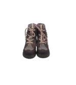 Ghete copii Pepino 22, material textil, imitatie de piele, gri mov - imagine 3