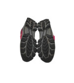 Ghete copii F&F 31, imitație de piele, material textil, roz negru - imagine 5