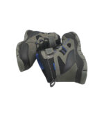 Ghete copii Fila 33, imitație de piele, material textil, gri negru - imagine 4