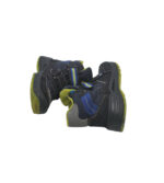 Ghete copii Elefanten 26, material textil, piele intoarsa, albastru negru, captusite - imagine 4