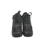Ghete dama Rieker 39, imitatie de piele, material textil, negru - imagine 3