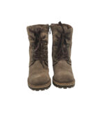 Ghete dama Tamaris 37, piele intoarsa, maro - imagine 3