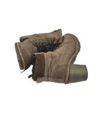 Ghete dama Tamaris 37, piele intoarsa, maro - imagine 4