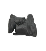 Ghete copii 36, imitatie de piele, negru - imagine 4