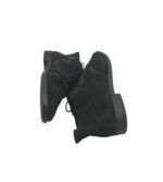 Ghete dama Ecco 37, piele intoarsa, negru - imagine 4