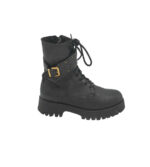 Ghete dama Tamaris 37, piele, negru