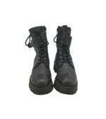 Ghete dama Tamaris 37, piele, negru - imagine 3