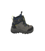 Ghete copii Quechua 29, material textil, piele intoarsa, gri negru, waterproof