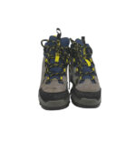 Ghete copii Quechua 29, material textil, piele intoarsa, gri negru, waterproof - imagine 3