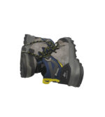 Ghete copii Quechua 29, material textil, piele intoarsa, gri negru, waterproof - imagine 4