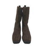 Cizme dama Alessia 39, piele intoarsa, maro - imagine 3