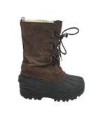 Cizme dama Adventuridge 39, piele intoarsa, alte materiale, maro,  imblanite