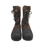 Cizme dama Adventuridge 39, piele intoarsa, alte materiale, maro,  imblanite - imagine 3