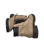 Ghete dama Landrover 39, material textil, bej, imblanite - imagine 4