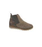 Botine dama Marco Tozzi 39, imitatie de piele, material textil, gri