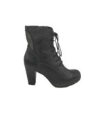 Botine dama Tamaris 40, piele, negru