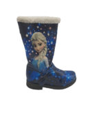 Cizme copii H&M 30, imitatie de piele, albastru