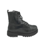 Ghete barbati Black Squad 45, imitatie de piele, negru