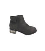 Botine dama 38, material textil, gri