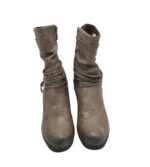 Cizme dama Tom Tailor 40, imitatie de piele, gri - imagine 3