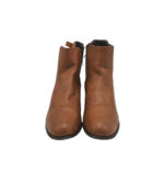 Botine dama Folie 39, imitație de piele, maro - imagine 3