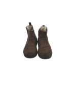 Ghete copii H&M 23, material textil, maro, captusite - imagine 3