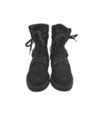 Ghete dama Landrover 37, material textil, negru, captusite - imagine 3
