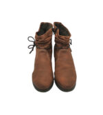 Botine dama Rieker 39, imitație de piele, maro - imagine 3