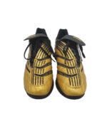 Adidasi barbati Adidas 46, piele, imitatie de piele,  negru auriu - imagine 3