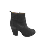 Botine dama Buffalo 38, piele, negru