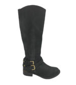 Cizme dama Spm 37, piele, negru