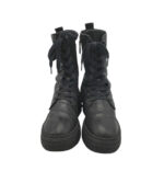 Ghete dama Geox 38, piele, negru - imagine 3