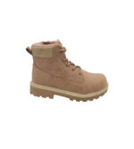 Ghete copii Alive 35, imitație de piele, crem, captusite