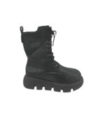 Ghete dama Kaiser 39, imitatie de piele, negru, captusite