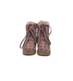 Ghete copii Tom Tailor 28, material textil, roz, imblanite - imagine 3