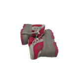 Cizme copii 21, material textil, alte materiale, gri, imblanite - imagine 4