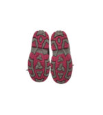 Cizme copii 21, material textil, alte materiale, gri, imblanite - imagine 5