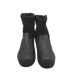 Cizme dama Bpc 40, imitație de piele, material textil, negru, imblanite - imagine 3