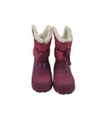 Cizme copii 25, material textil, alte materiale, roz, imblanite - imagine 3