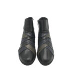 Botine dama Rieker 42, piele, imitatie de piele, negru - imagine 3