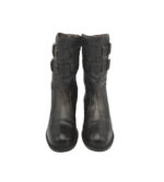 Cizme dama Miss Laura 37, imitație de piele, negru, imblanite - imagine 3