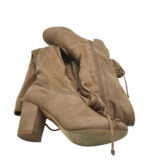 Cizme dama Justfab 42, material textil, maro - imagine 4