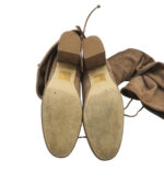 Cizme dama Justfab 42, material textil, maro - imagine 5