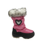 Cizme copii Mercury 37, material textil, roz, imblanite